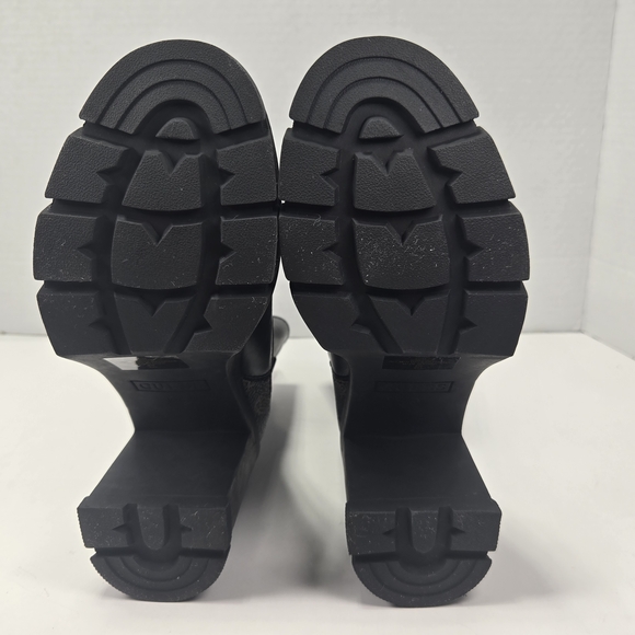 *NEW* Guess Xeno FL7XNOFAL10 Black Chunky Heeled Combat Boots Size EU 36 US 5.5 - Picture 7 of 12